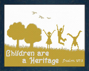 Straw Gold - Children are a Heritage - Psalm 127:3